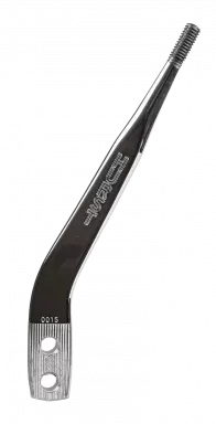 Shift Lever, Hurst, Chrome, 10.32" Back, 15.5' Tall, 3/8"-16 Thread